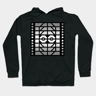 “Dimensional A.I.” - V.1 Grey - (Geometric Art) (Dimensions) - Doc Labs Hoodie